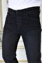 Men's Black Color Regular Fit Comfortable Cut Flexible Lycra Denim Jeans Stylish Denim Trousers - 5
