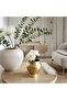 Bohemian Scandinavian Style Large Ceramic Cream Color Topik Vase - 6