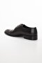Genuine Leather Bonded Neolite Sole Black Men's Classic Shoes - 6