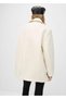 Double Breasted Pure Wool Overcoat - 4