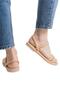 Orthopedic Women's Sandals Double Straps Anatomical Comfortable Puff Sole Mink - 3
