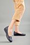 Cage Model Navy Blue Large Size Women's Casual Shoes - 2
