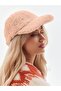Dried Rose Women's Winter Merino Curly Plush Hat - 2