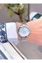 Silver Color Steel Cord 3 Atm Waterproof Satisfied Women Wristwatch and Bracelet Gift Package - 7