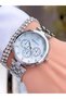 Silver Color Steel Cord 3 Atm Waterproof Satisfied Women Wristwatch and Bracelet Gift Package - 6