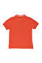 Baby Boy Knitwear Collared Orange Pique T-Shirt - 2