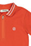 Baby Boy Knitwear Collared Orange Pique T-Shirt - 3