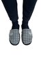 شباشب منزلية شتوية للرجال باللون الأسود - 2