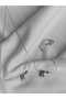 Anti-Tarnish Coated Necklace & Bracelet Set with Letter R and Evil Eye Bead Detail - 2