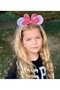 Disney Minnie Mouse - Luxury Placket Sequin Pink Costume Crown for Birthday