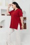 Large Size Organic Cotton Side Slit Lycra Comfort Model Short Sleeve Sports And Casual T-shirt - 5