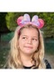 Luxury Disney Minnie Mouse Mouse Shiny Sequin Party Birthday Crown Candy Pink Costume Crown - 2