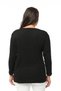 Large Size Zippered Collar Comfort Model New Season Soft Textured V-Neck Stylish Daily Knitwear Sweater - 4