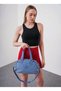 Navy Blue Women's Crossbody Bag 05Bhpc6008-Kp L - 3