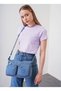 Navy Blue Women's Crossbody Bag 05Bhpc6004-Kp L - 5