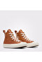 Chuck 70 Women's Orange Leather Sneaker - 2