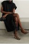 1 Meter Snap Ostrich Feather Black - 3