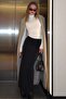 Black Basic Women's Maxi Skirt SH152 - 5