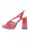 Women's Orange Classic Heeled Shoes 8863535 - 3