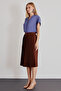 Pleated Midi Skirt - 3