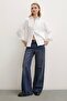White Lace Detailed Shirt - 6