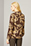 Patterned Degaje Collar Blouse - 4