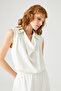 فستان متوسط الطول بياقة Degaje - 4