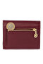 Claret Red Leather Women's Wallet - S1Cb 00005809 -M71 Claret Red - 4