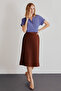 Pleated Midi Skirt - 2