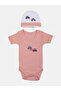 Pack of 5 - Printed Bib, Romper, Mittens, Cap & Sleepsuit Set - 3