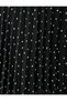 High Waist Lined Midi Length Polka Dot Pleated Chiffon Skirt - 6