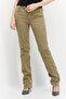 Women Regular Fit Printed Chino Pants, Khaki