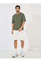 Eco-Earth Terry Oversized T-Shirt with Patch Pocket - 2