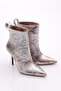 Women's Heeled Boots Brown Snake 91293557 - 2