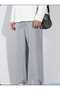 Gray Winter Shredded Elastic Cuffed Large Size Loose Sweatpants Joggers - 2