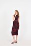 Floral Patterned Midi Tulle Dress E11473-Z7