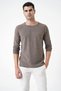 Men's Roll Collar Knit Detailed Thin Sports Knitwear Sweater 21w305 - 4