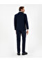Navy Blue Slim Fit Fabric Trousers 50293167-Vr033 - 4