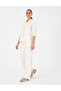 Ecru Loose Fit Sweatpants 50291041 -Vr019