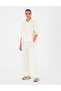 Ecru Loose Fit Sweatpants 50291041 -Vr019 - 3