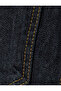 Buttoned Cotton Jeans Jacket with Pocket Detail - 6