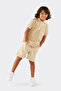 Unisex Kids Short Sleeve Beige Polo Neck T-Shirt - 4