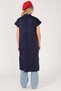 Women's Pocket Detailed Knitwear Vest Navy Blue