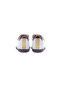 Unisex Kids Color Blocked Velcro Lace-Up Purple Sneakers - 3