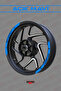 Pulsar Written Rim Strip Sticker Coating Foil Cut Etichet