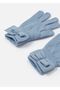 Girl's Bowknot Gloves Blue 10816 - 2