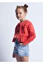Girl's Pocket Detailed Gabardine Jacket - 2