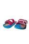 Girl's Light Pink-Blue Ayla Princess Figured Non-Slip Sole Slippers Gezzer140-33 - 2