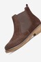 Women's Brown Suede Genuine Natural Leather Number 36-41 Short Heel Chelsea Boots & Booties - 6