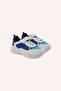 Boy's Velcro Blue Sports Shoes - 4